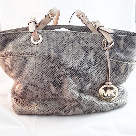 Michael Kors Handbags - Love Offers! Michael Kors Snakeskin Shoulder Bag